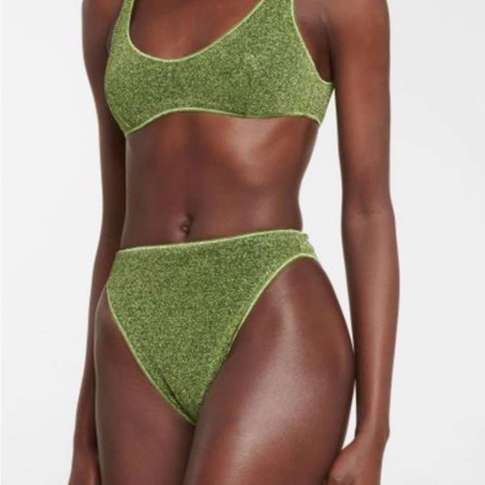 Oséree Lumière 90s bikini set Emerald Green